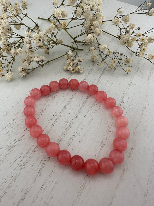 Pink aventurine bracelet 8mm