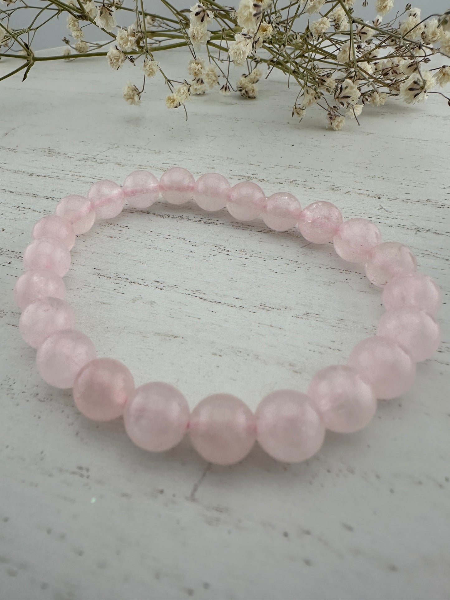 Rose quartz bracelet