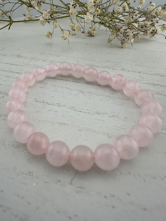 Rose quartz bracelet