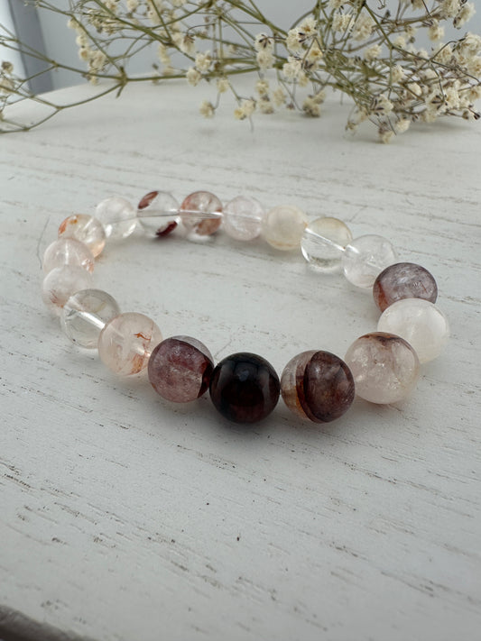 Fire quartz bracelet