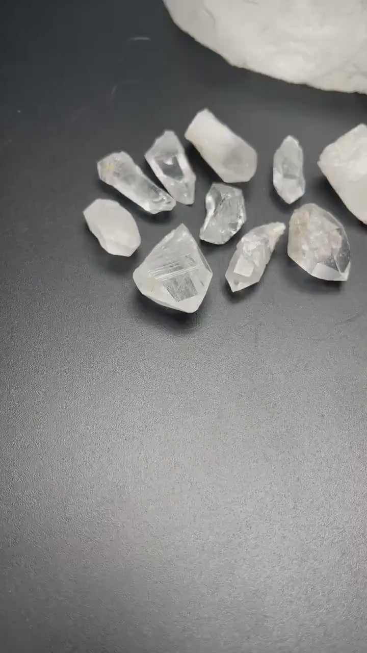 Little clear quartz points lot #2 healing crystal gifts