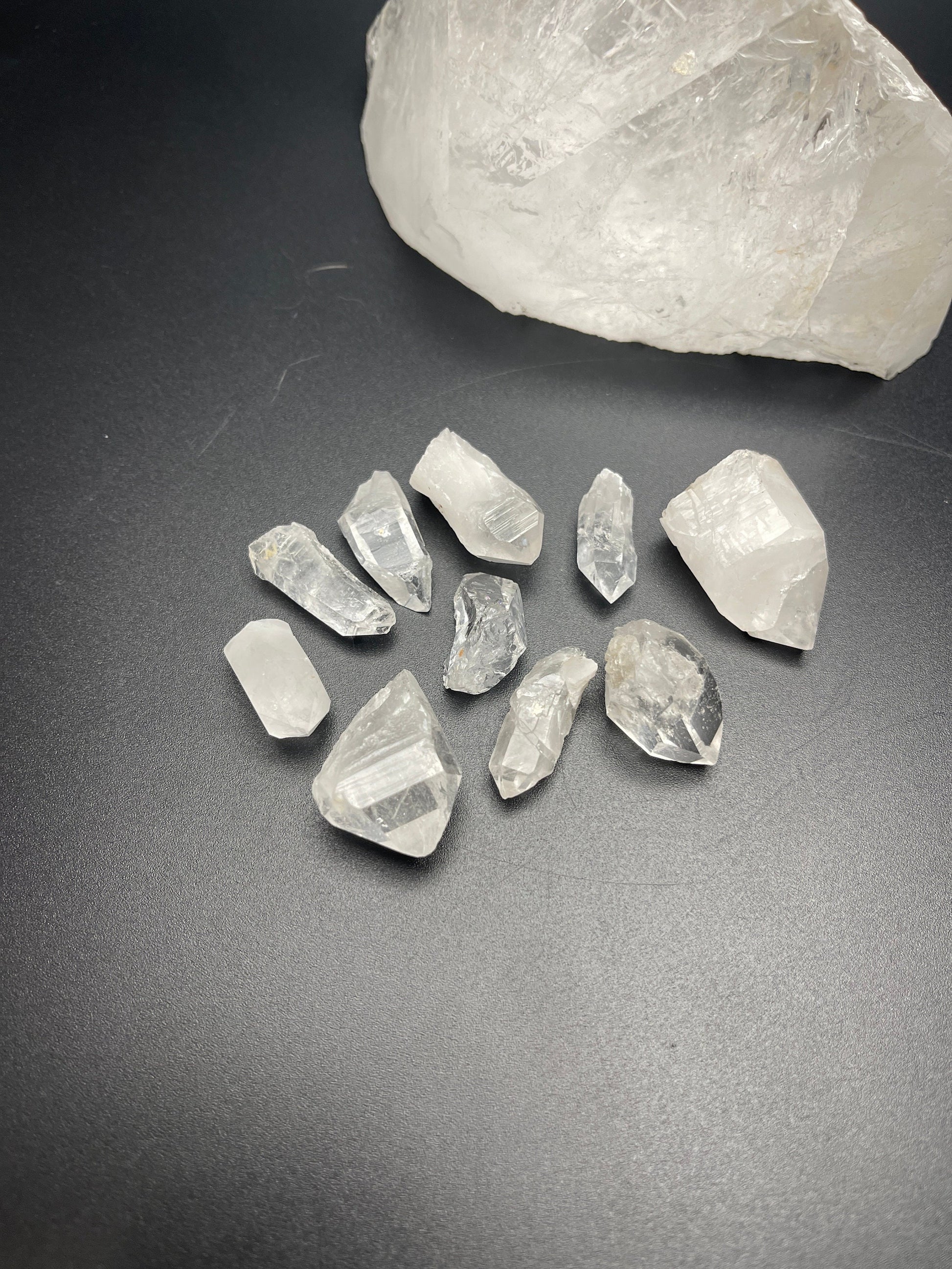 Little clear quartz points lot #2 healing crystal gifts