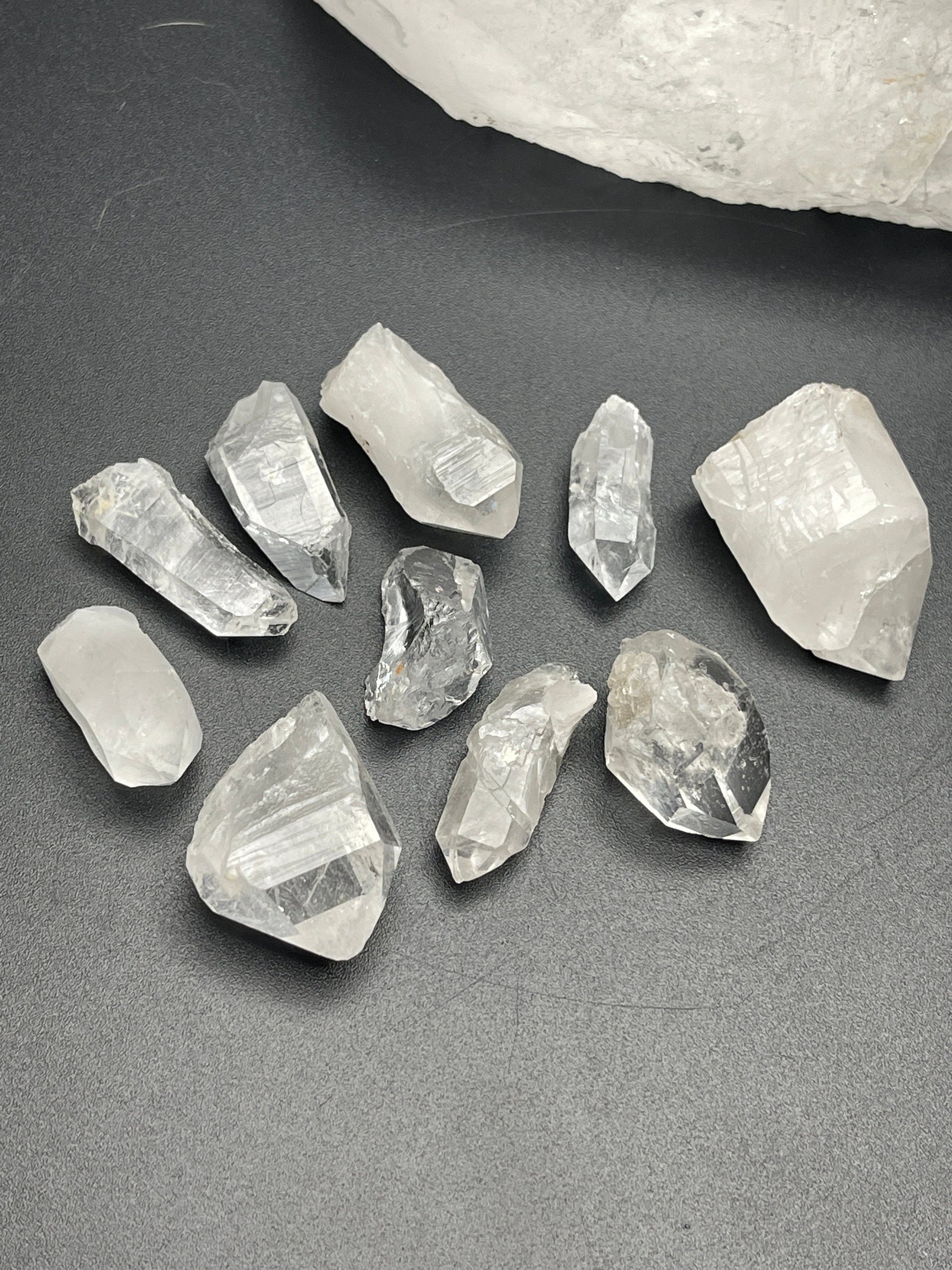 Little clear quartz points lot #2 healing crystal gifts