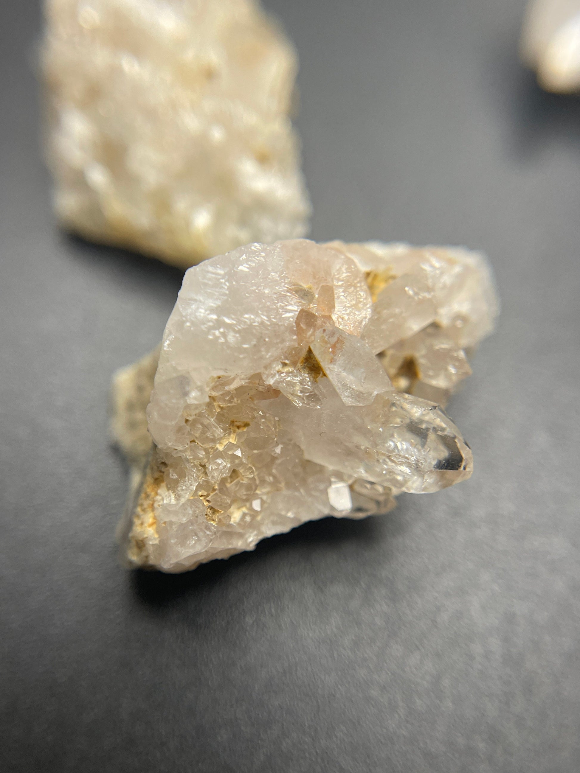 Little clear quartz clusters lot #5 healing crystal gifts