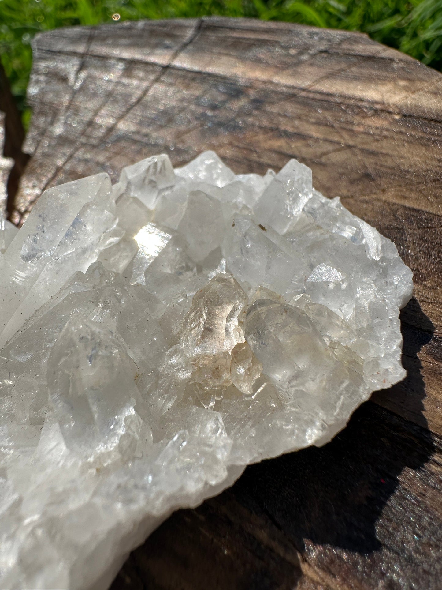 Arkansas quartz Crystal cluster A, quartz specimen, clear quartz cluster